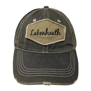 Lakenheath Snapback Hat Green One Size Adjustable Solid 6 Panel Outdoor